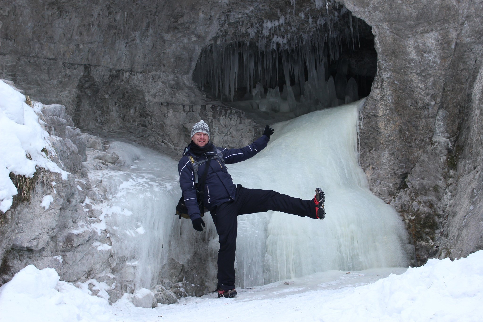Suchá Belá gorge, winter hiking trip, Košice region, Slovakia – 11