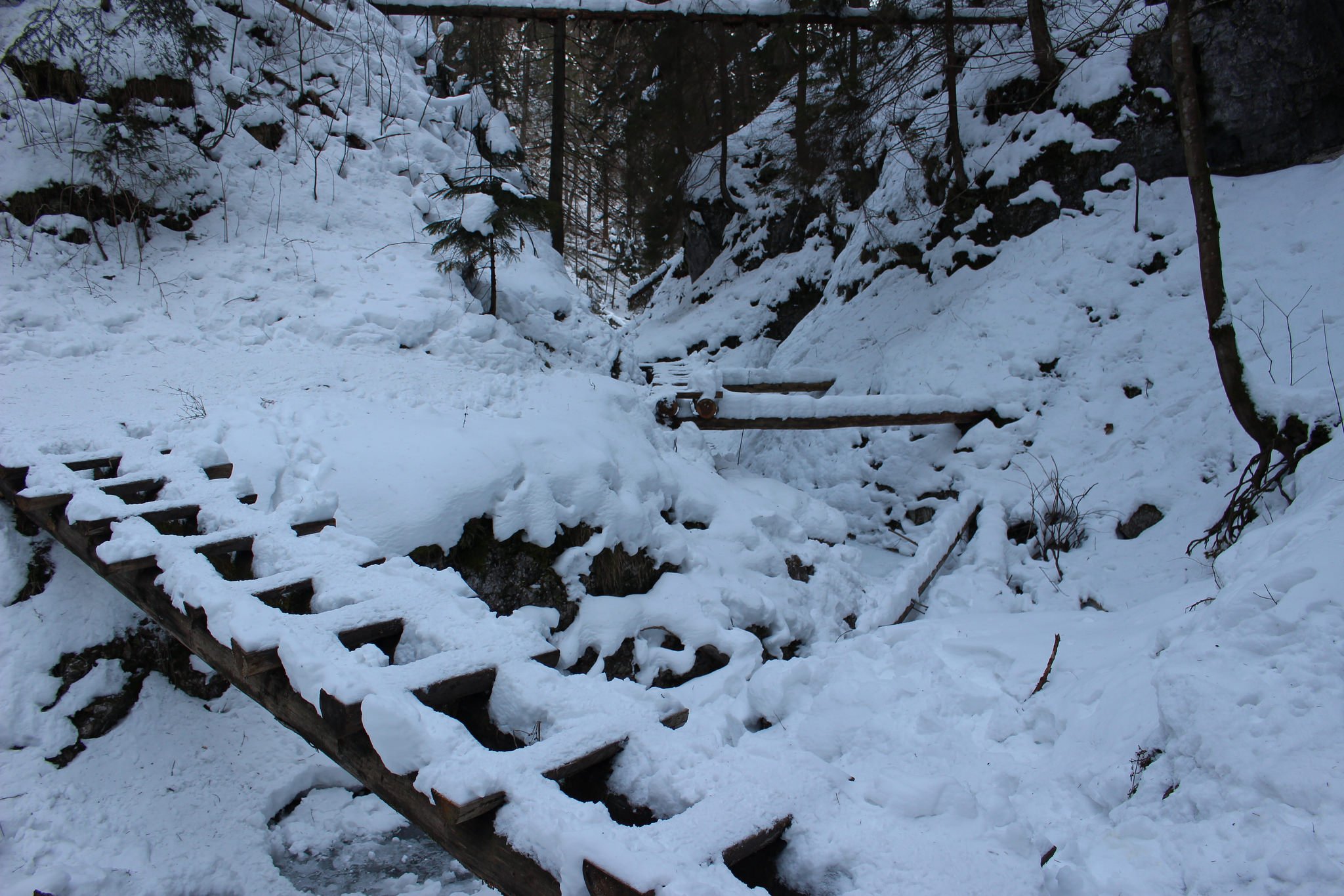 Suchá Belá gorge, winter hiking trip, Košice region, Slovakia – 2