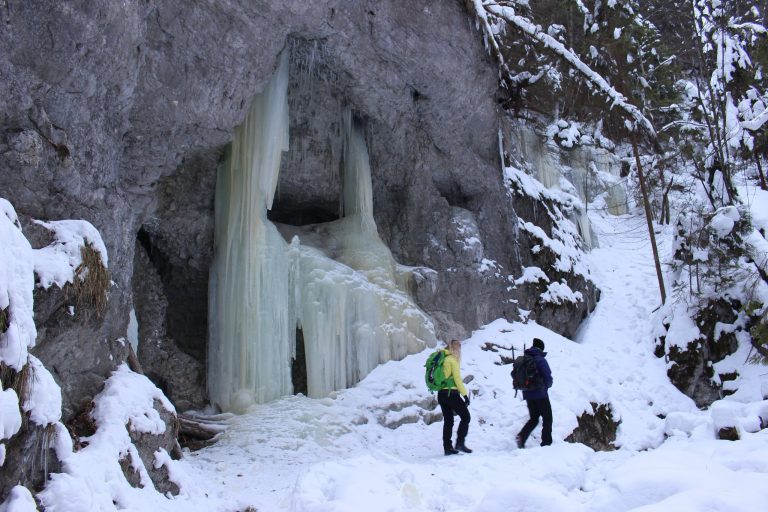 Suchá Belá gorge, winter hiking trip, Košice region, Slovakia - 20