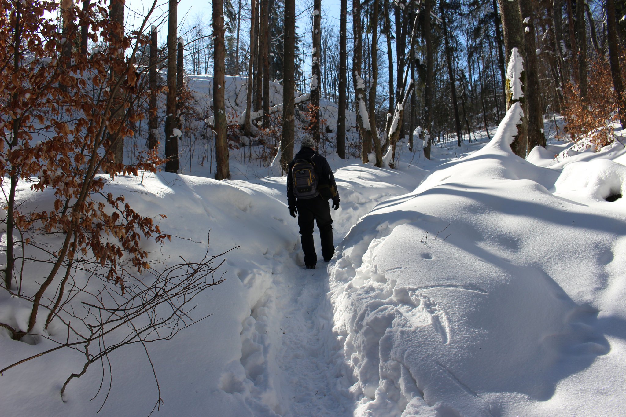 Suchá Belá gorge, winter hiking trip, Košice region, Slovakia – 24