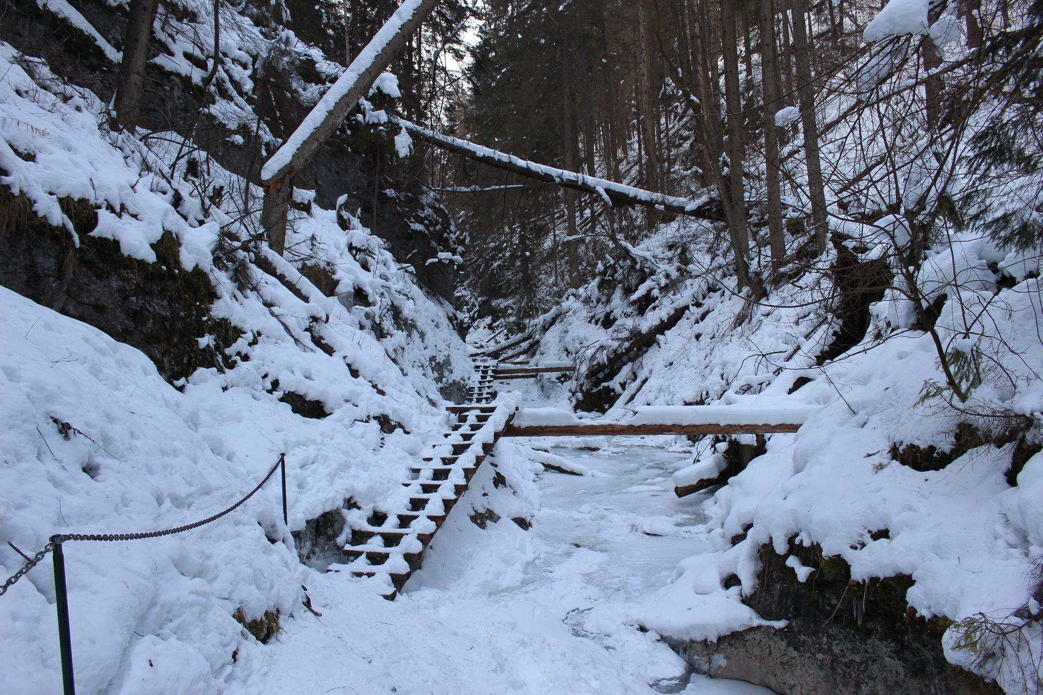 Suchá Belá gorge, winter hiking trip, Košice region, Slovakia – 3