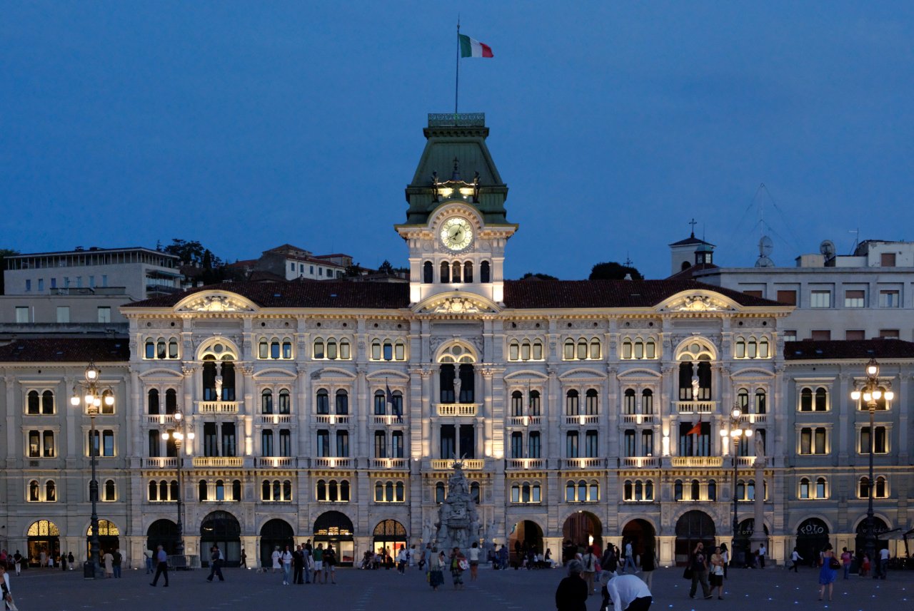 Trieste, Piazza Unità d’Italia, Municipio, Italy