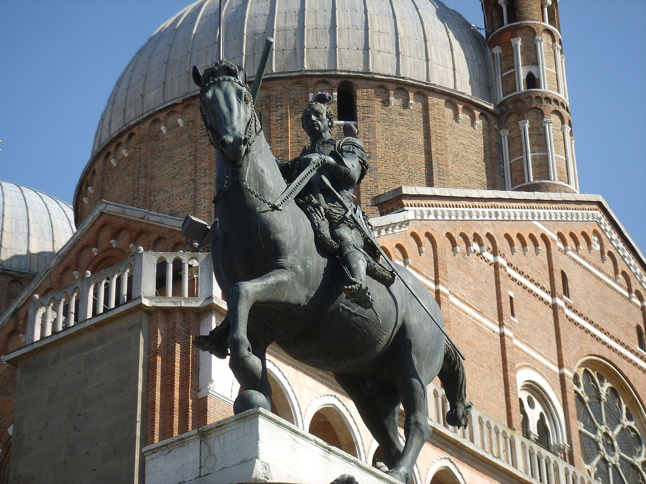 Equestrian statue of Gattamelata, Padova, Italy