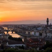 Florence sunset, Tuscany, Italy