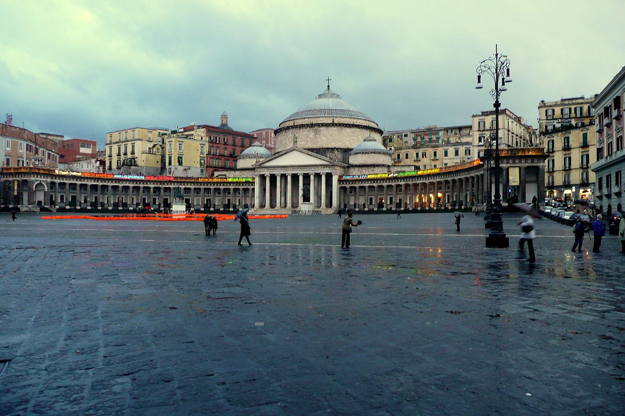 Piazza del Plebiscito, Napoli, Italy