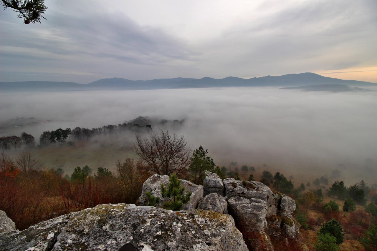 A view from the Rocky town Drevenik, Nature reserve, Best places to visit in Slovakia