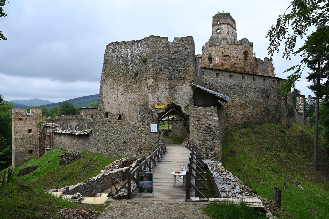 Castle Zborov, Bardejov district, Slovakia