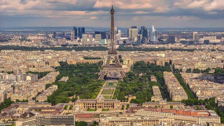 Eiffel tower, Paris, Cities in France