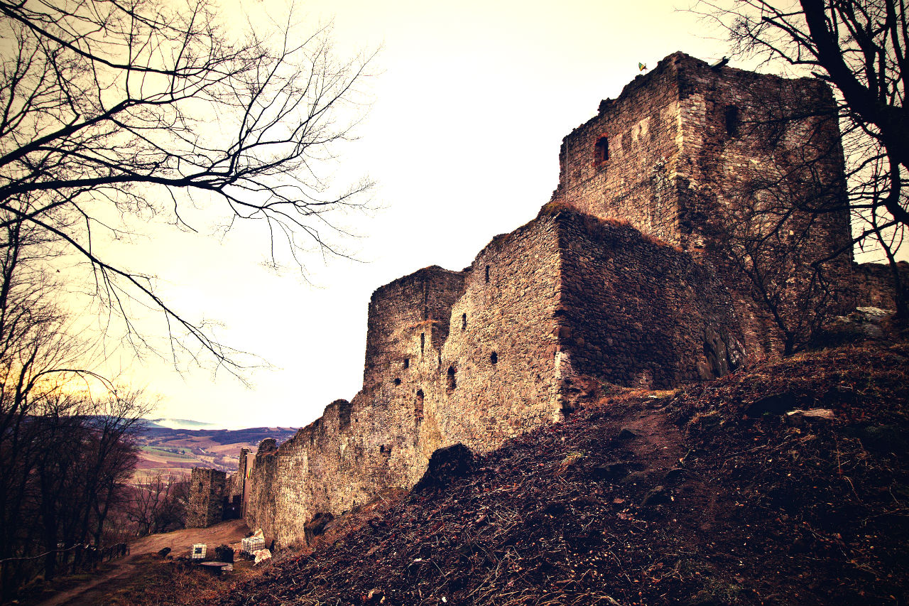 Kapušany castle ruins, Prešov region, Slovakia