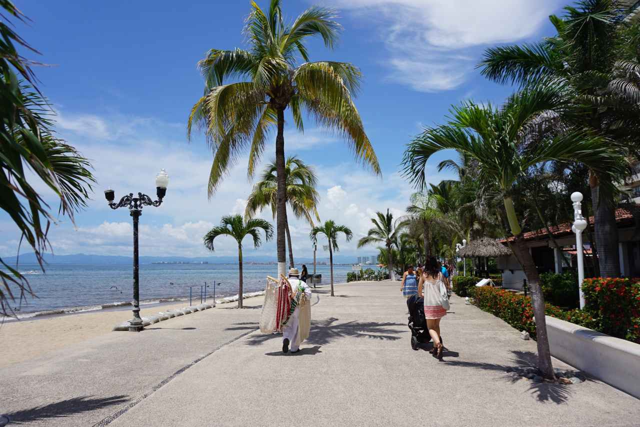 Malecon Boardwalk, Peurto Vallarta, Mexico