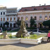 Neptune fountain in Prešov, Hlavná street, Best places to visit in Slovakia