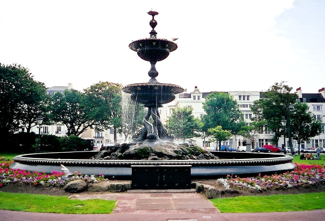 Fountain in Brighton, England, UK