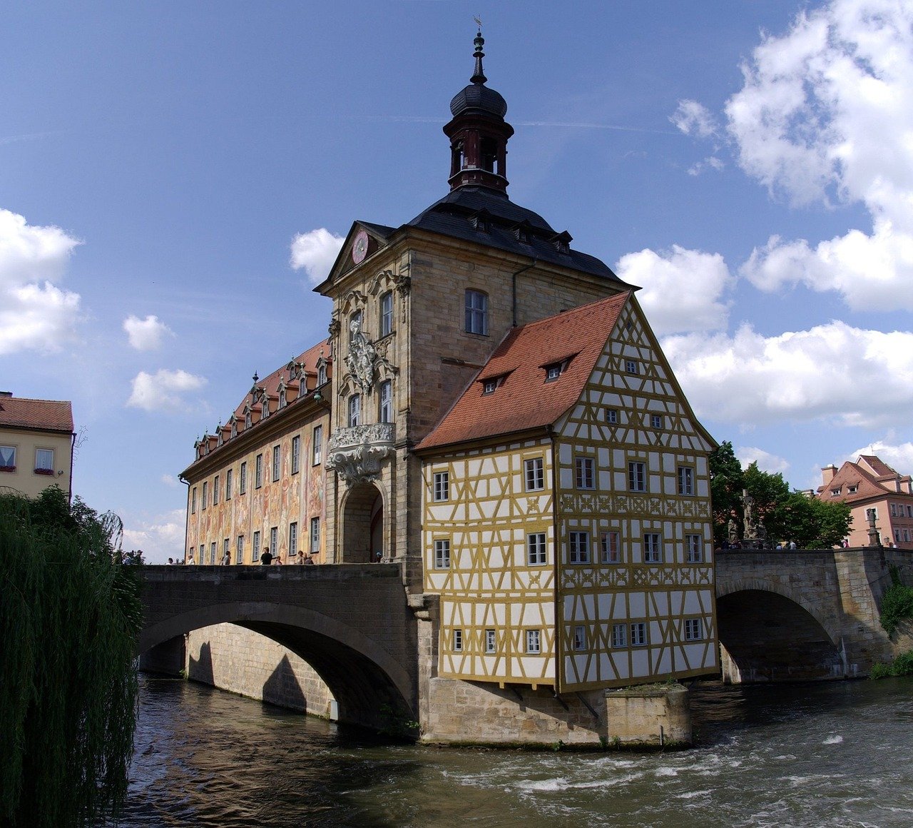 Old town hall (Altes Rathaus) in Bamberg, Cities in Germany