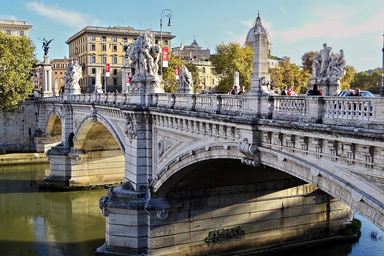 Ponte Sant’Angelo, Rome Attractions, Best Places to visit in Rome 2
