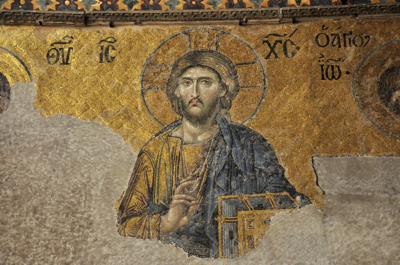 The most famous mosaic of Christ as Pantocrator, Haghia Sophia, Best places to visit in Turkey