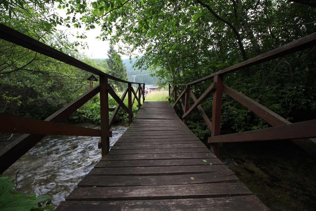 Mokrade Hnilca educational walking path in Stratena, Slovak Paradise National Park, Slovakia 2