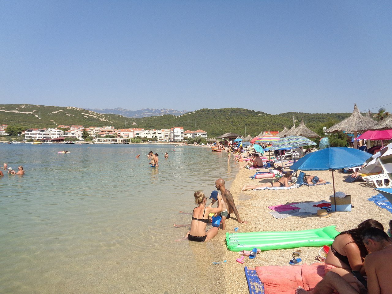 Beach Planjka Trinćel, Pag, Croatia