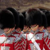 Buckingham Palace and Changing the Guards, London, UK