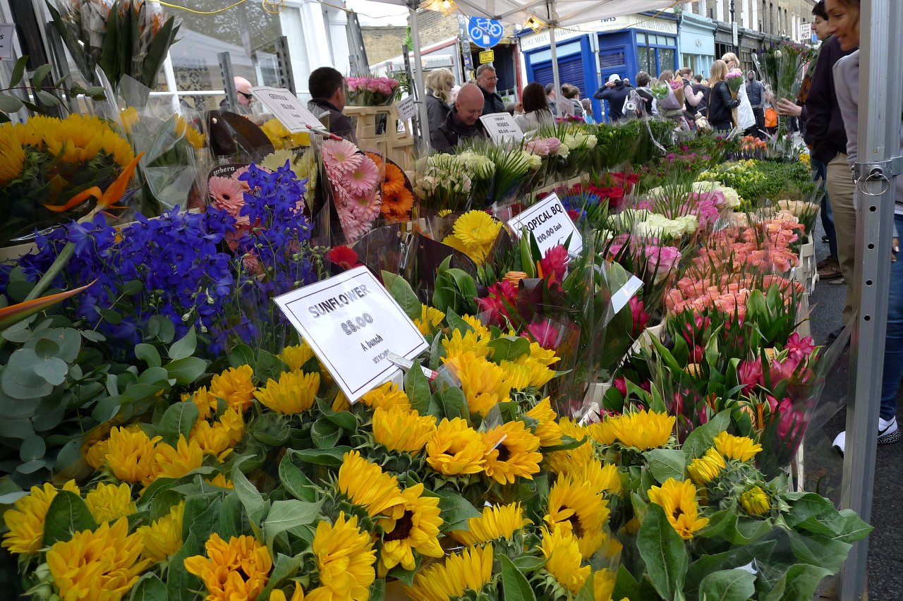Columbia Road Flower Market, Places to visit in London