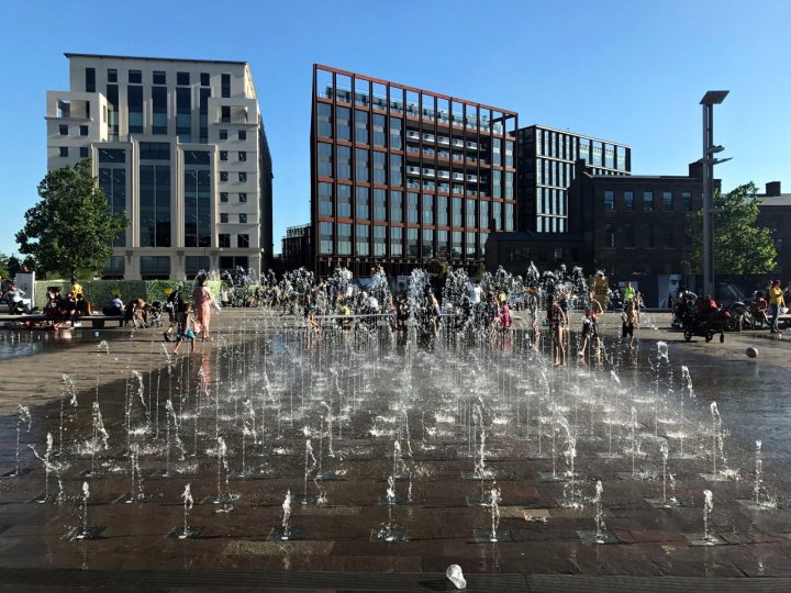 Granary Square fountain, Places to visit in London