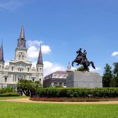 Jackson Square, New Orleans, Louisiana, Visit in USA