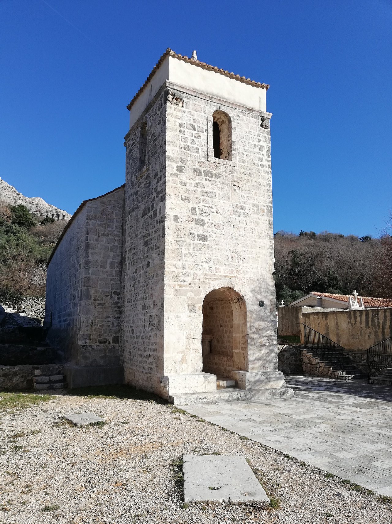 The church of St. Lucy, Baška, Croatia
