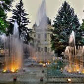 Singing fountain in Kosice, Slovakia