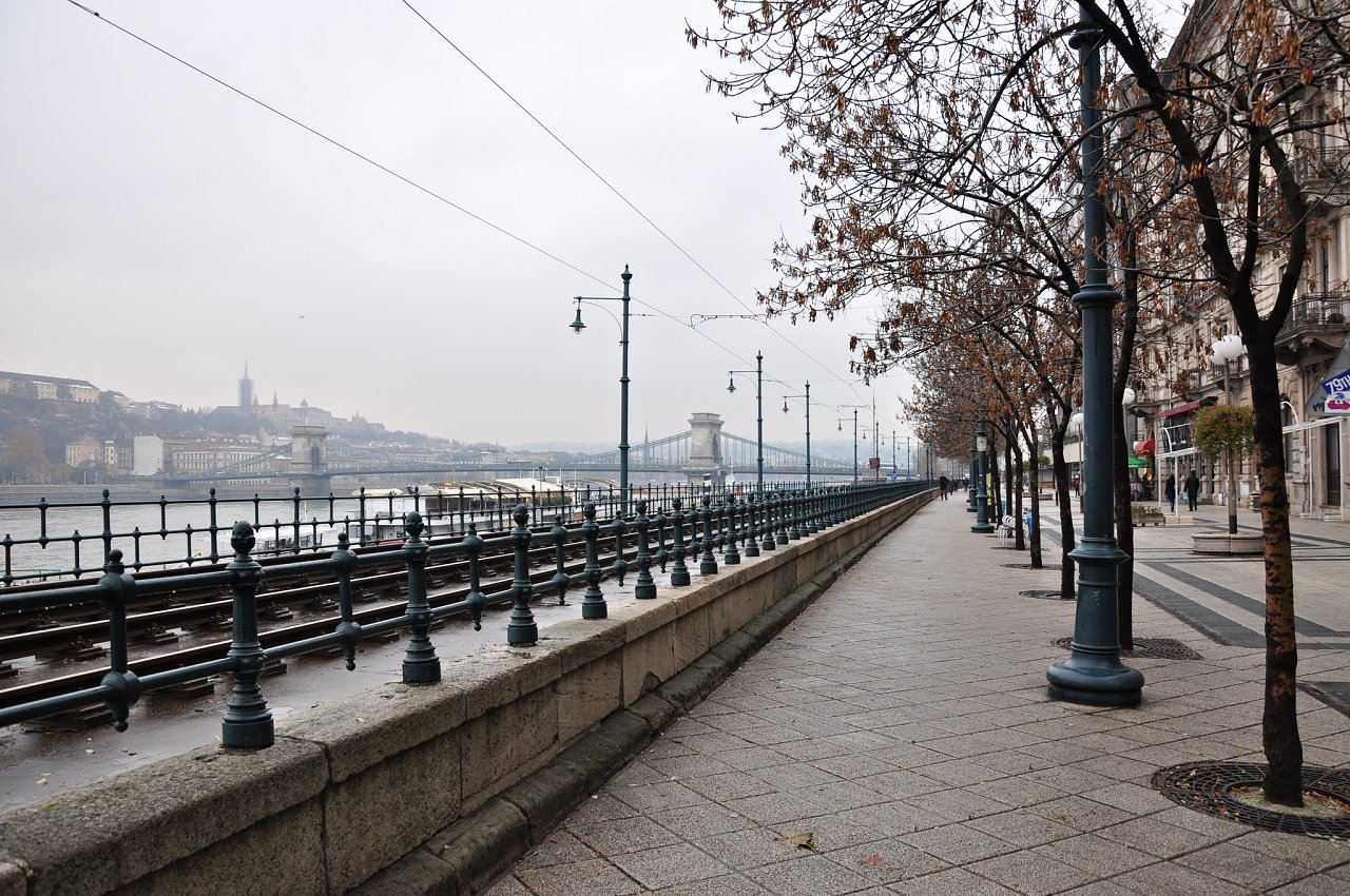Danube Promenade, Budapest, Hungary