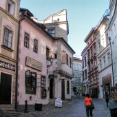 Streets of Cesky Krumlov, Czech Republic