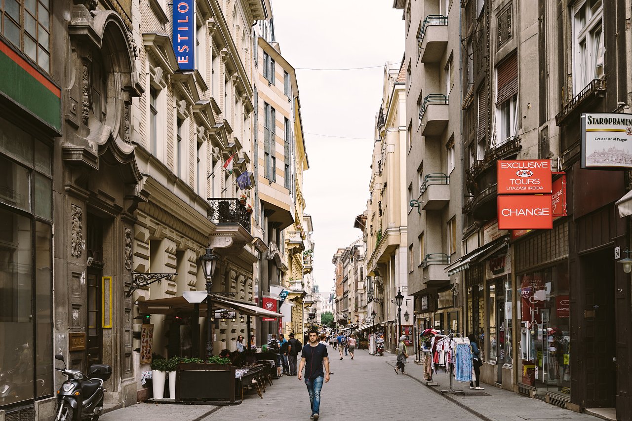 Vaci Street, Budapest, Hungary 3