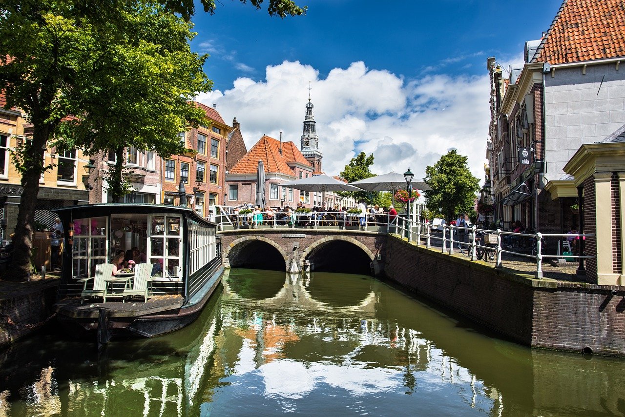 Alkmaar canals, Alkmaar, Netherlands