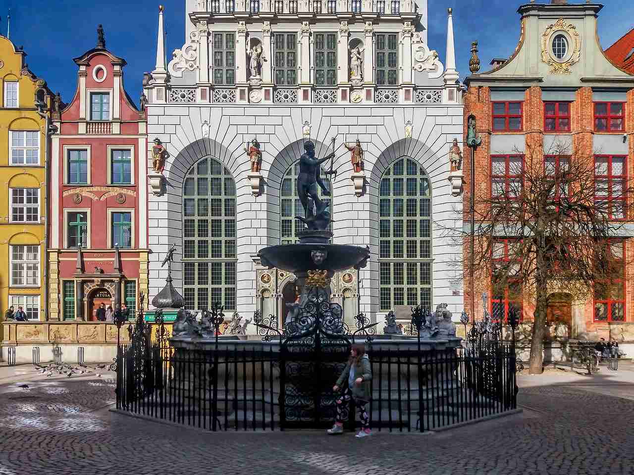 Neptune’s Fountain, Gdansk, Poland