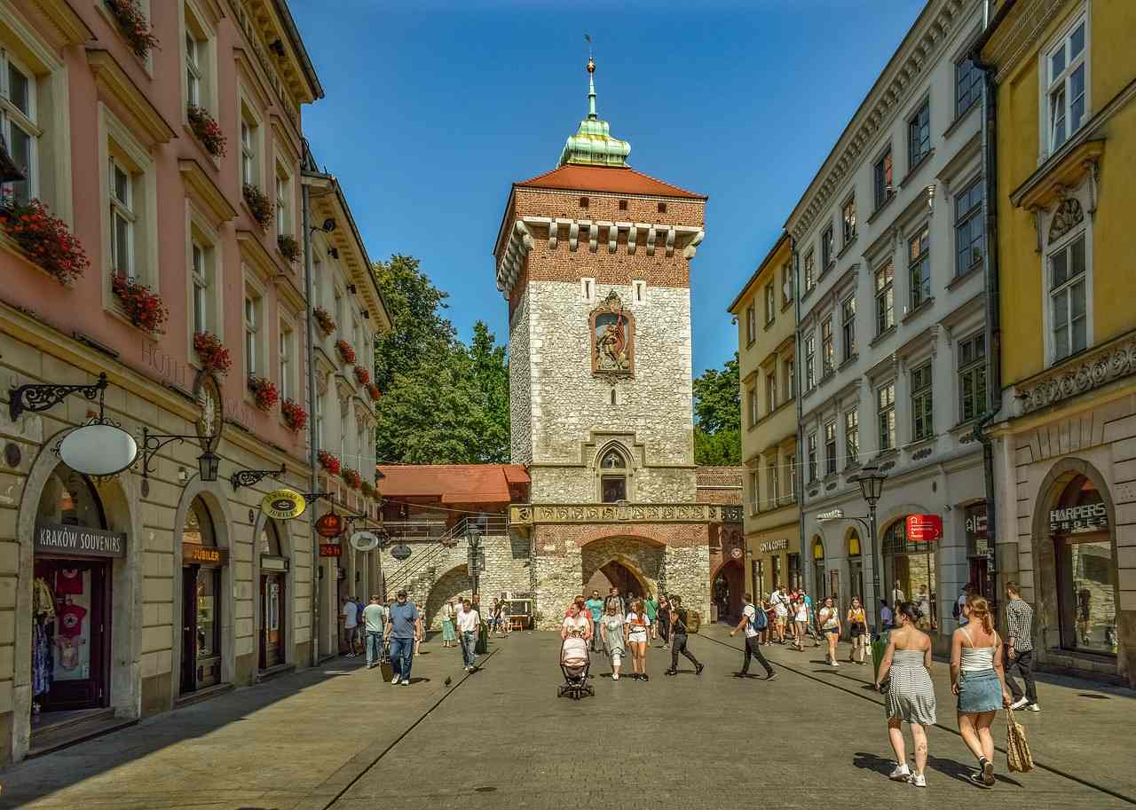 St Florian’s Gate, Krakow, Poland