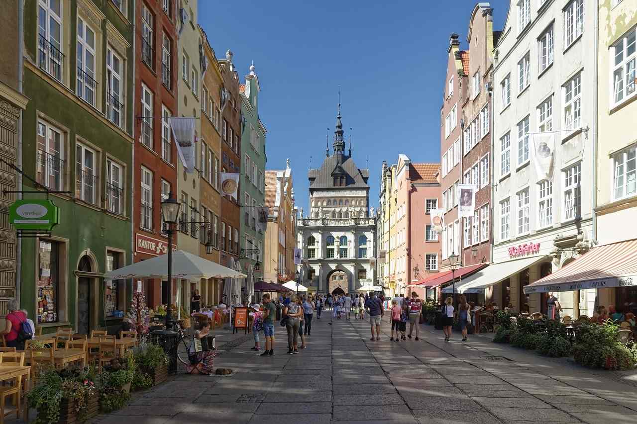 Trakt Królewski (Royal Way), Gdansk, Poland