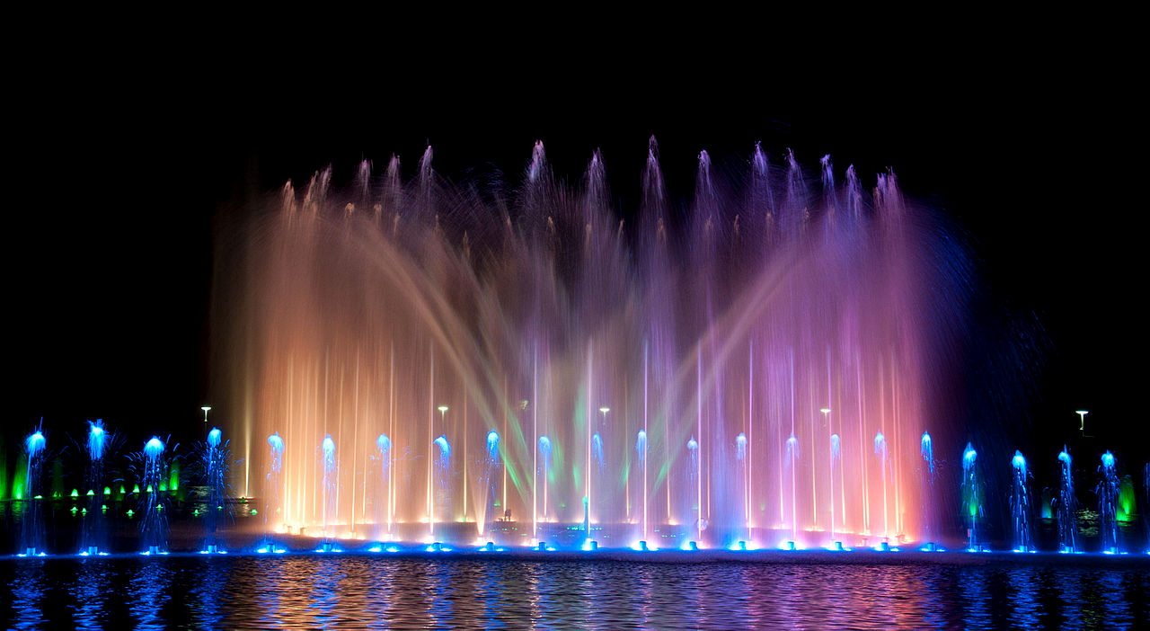 Wroclaw Multimedia Fountain, Poland