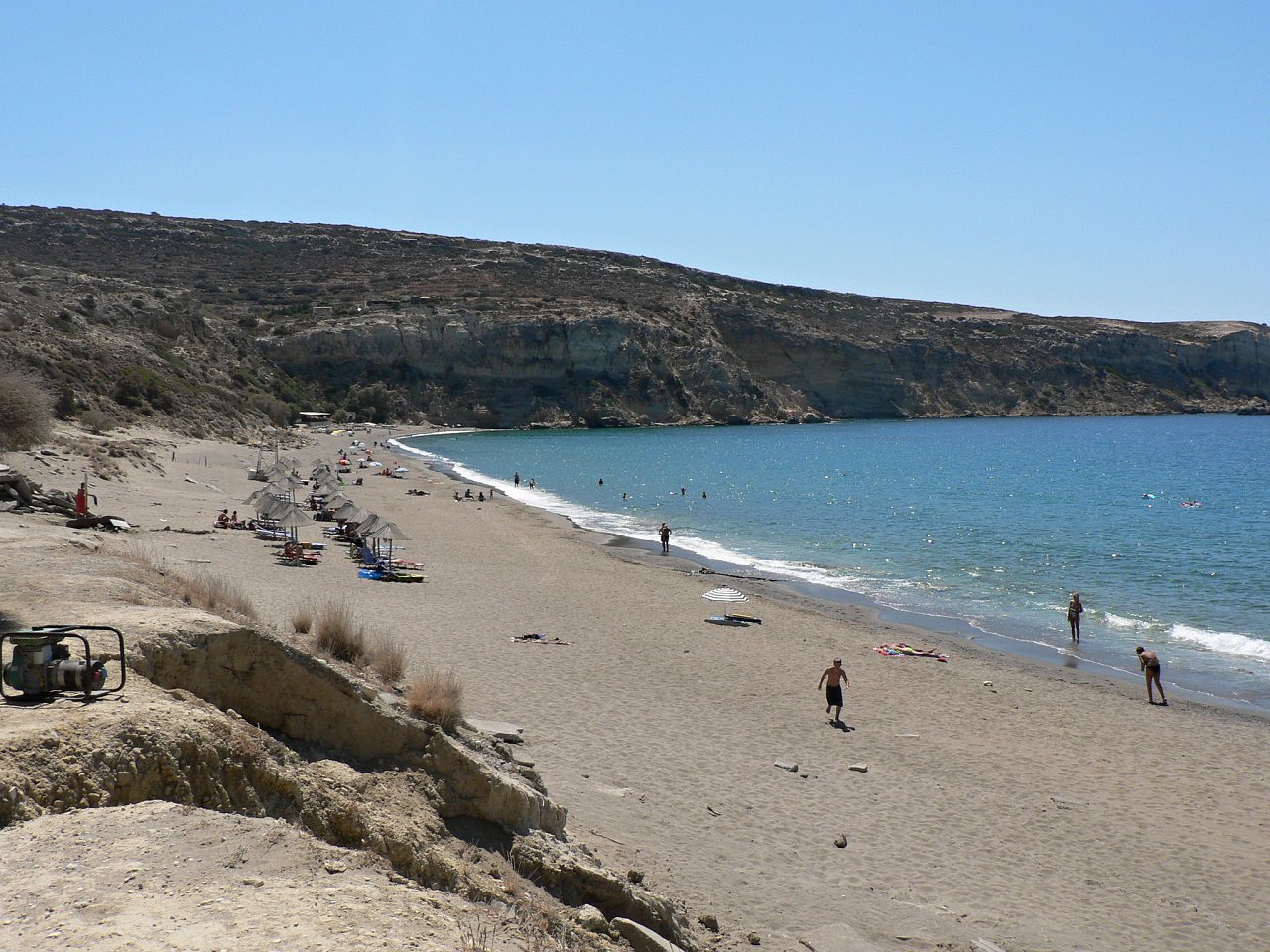 Komos Beach, Matala Beach, Greece Beaches