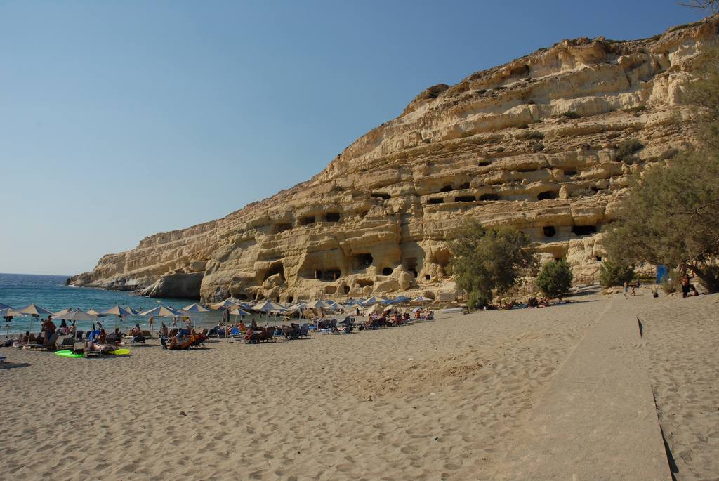 Matala Beach, Crete, Greece Beaches
