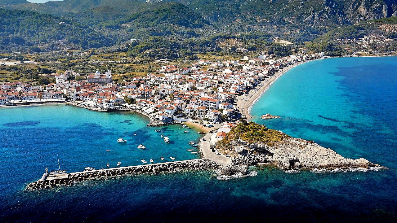 Village of Kokkari, Samos, Greece Beaches