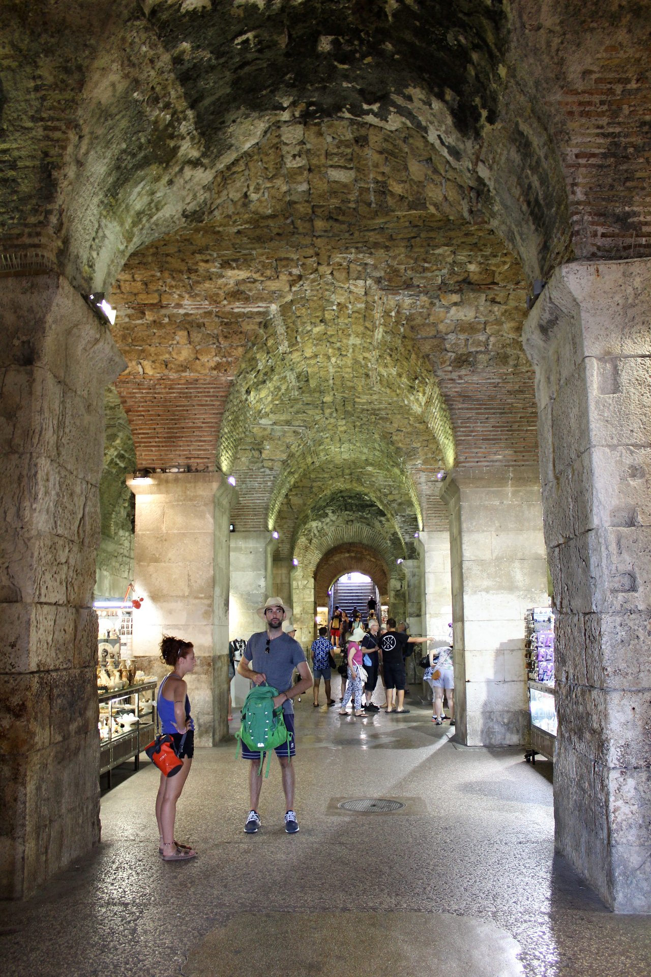 Diocletian’s Palace – cellars, Split, Beaches in Croatia