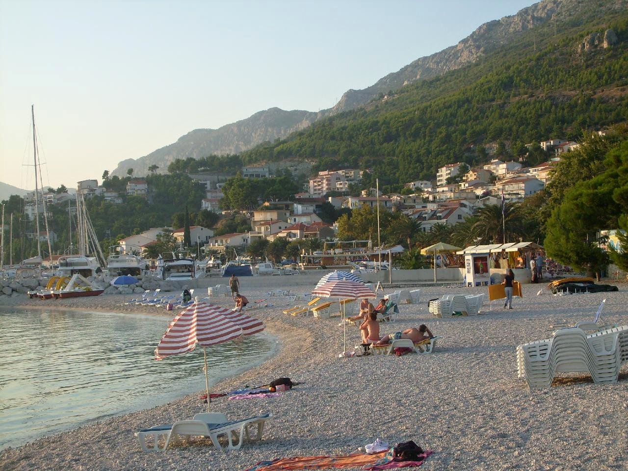 Main beach, Baska Voda, Croatia