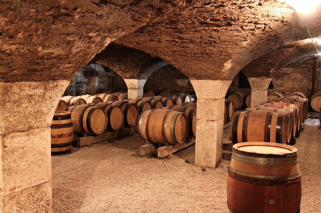 Cellars (Maison Patriarche), Climats, terroirs of Burgundy, Unesco France