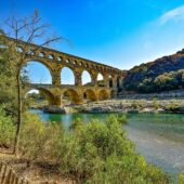 Pont du Gard Roman Aqueduct, Unesco France 1