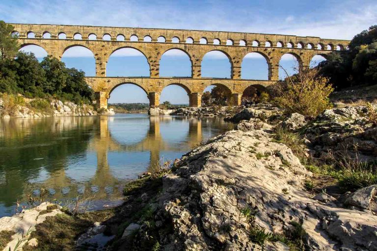 Pont du Gard Roman Aqueduct, Unesco France