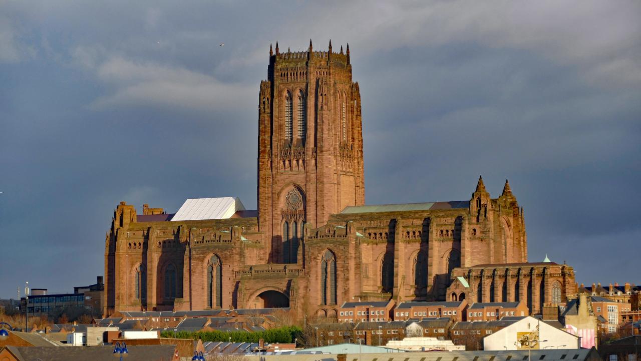 Anglican Liverpool Cathedral, Liverpool, Cities in England