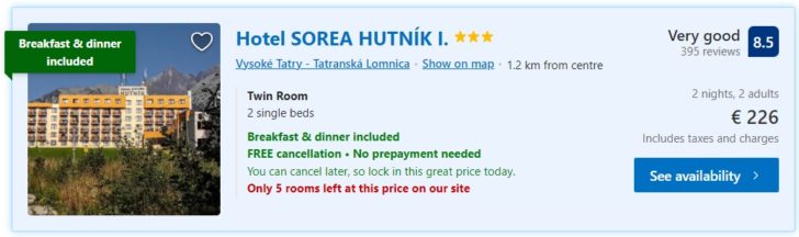 Hotel SOREA Hutnik I, Slovakia
