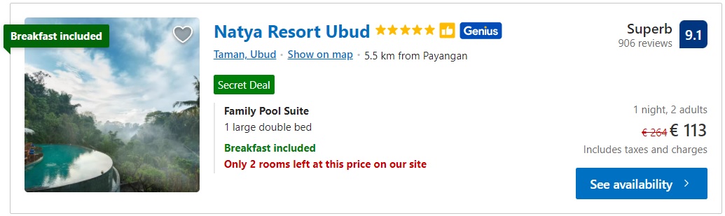 Natya Resort Ubud, Indonesia