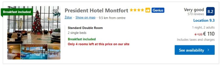President Hotel Montfort, Zdiar, Slovakia
