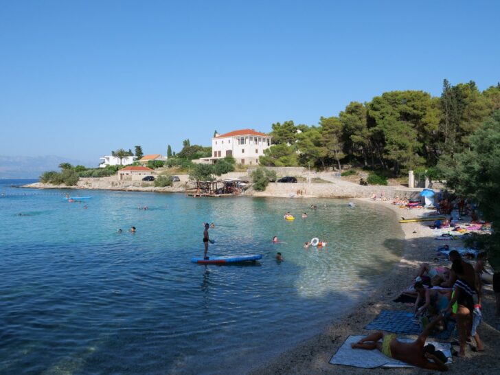Beach near Supetar, Brač island, Croatia