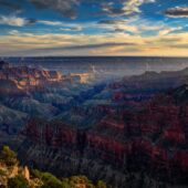 The Grand Canyon North Rim facing south